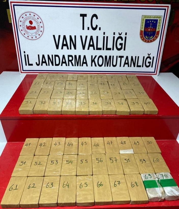 Van'da 35 kilo eroin ele geçirildi