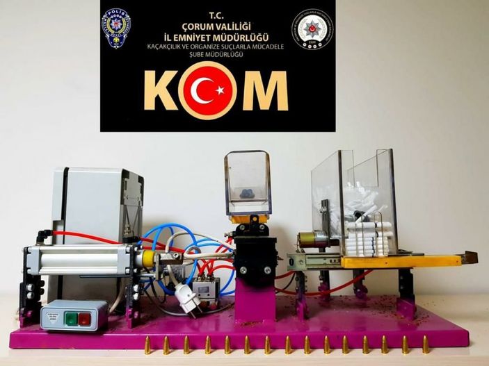 İ Çorum'da kaçak sigara operasyonu