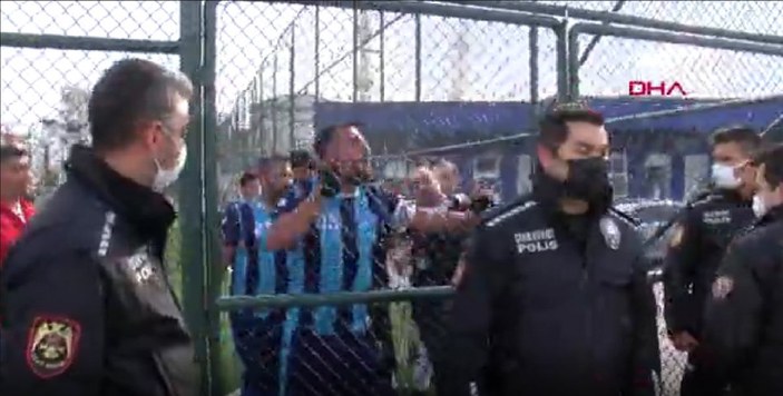 Antalya’da, Ampute Futbol 1’inci Ligi’nde yumruk yumruğa kavga kamerada