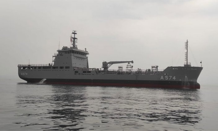 Türkiye'nin ilk lojistik destek gemisi görevde