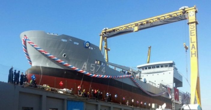 Türkiye'nin ilk lojistik destek gemisi görevde