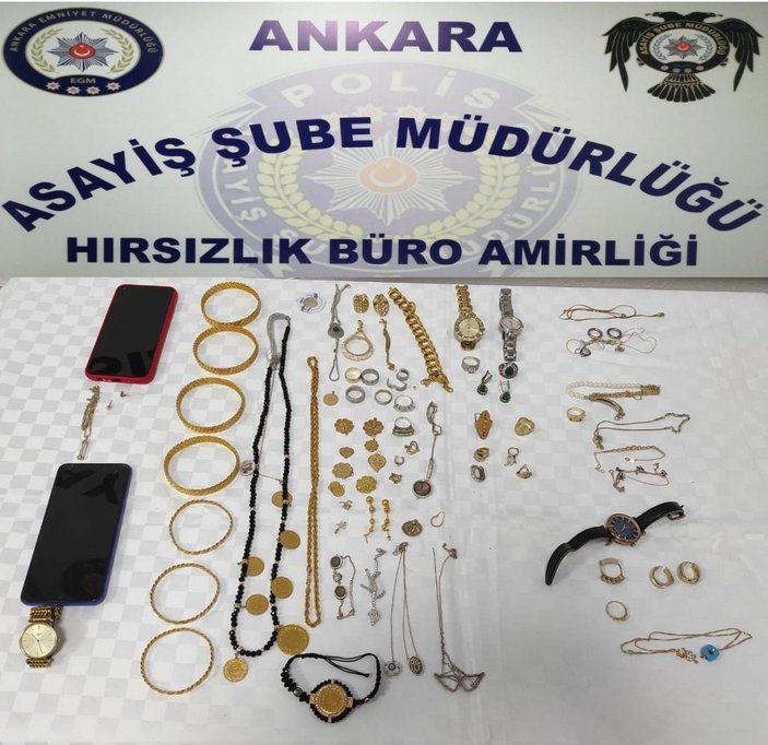 Ankara’da hırsızlıkta çocuklarını kullanan çete yakalandı