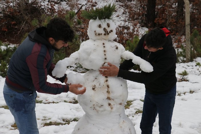 Amanos Dağları, beyaza büründü