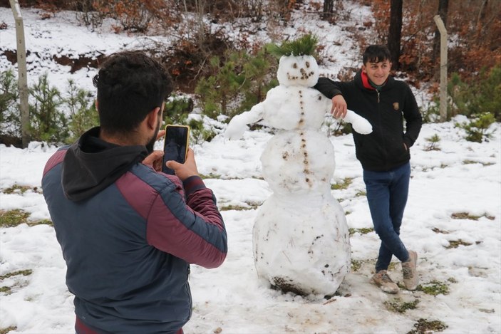 Amanos Dağları, beyaza büründü