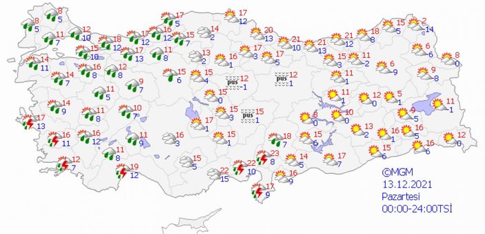 Meteoroloji uyardı: Hafta sonu fırtına bekleniyor