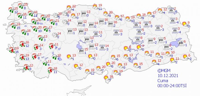 Meteoroloji uyardı: Hafta sonu fırtına bekleniyor