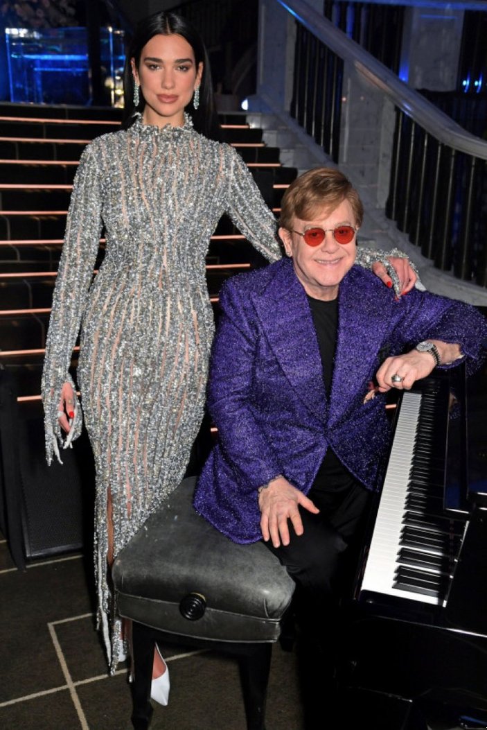 Dua Lipa ile Elton John rekor kırdı