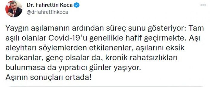 11 Aralık Türkiye'de koronavirüs tablosu