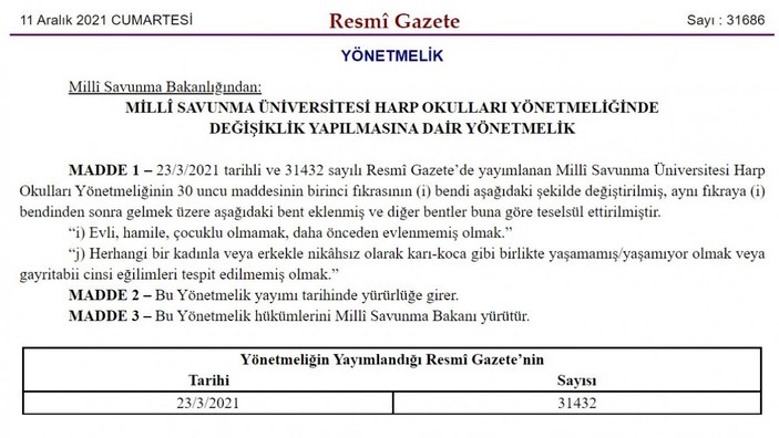 MSB duyurdu: Subay ve astsubay adayı olma kriterleri değişti