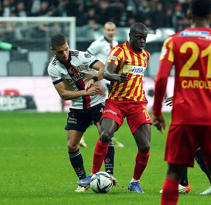 Beşiktaş, Kayserispor'u 4 golle mağlup etti