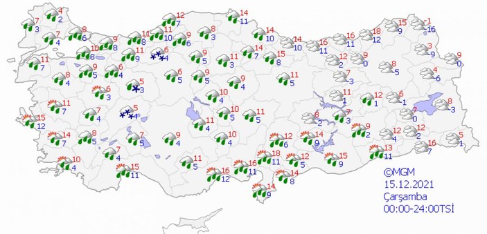 Yılbaşından önce İstanbul'a kar geliyor