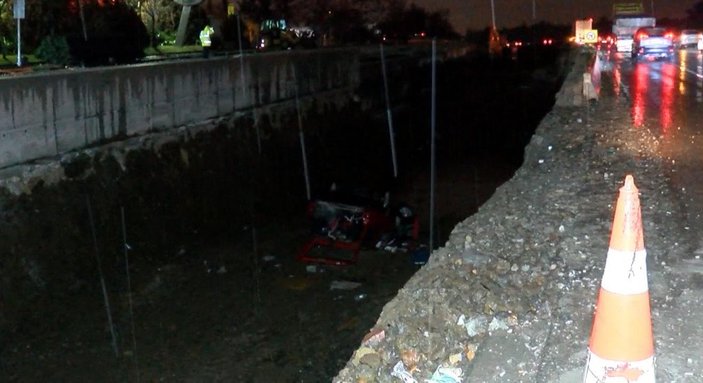 Ankara'da otomobil tünele düştü: 7 yaralı