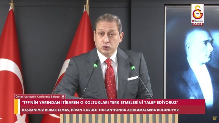 Burak Elmas'tan TFF'ye: Yapamıyorsanız gideceksiniz