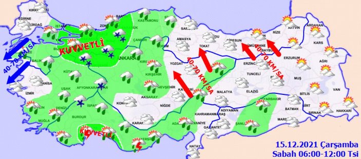 15 Aralık Çarşamba 2021: Bugün hava nasıl olacak? Plan yapanlar dikkat!