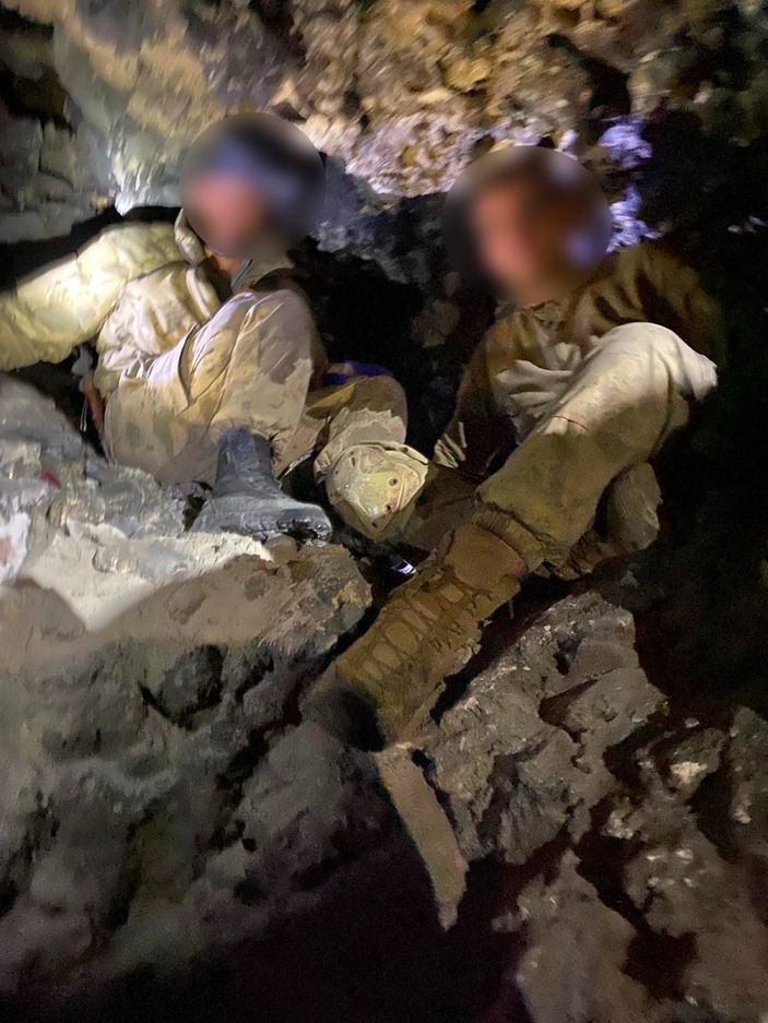 Mardin'de 6 PKK'lının öldürüldüğü mağara kullanılamaz hale getirildi