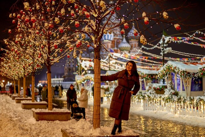 Moskova'da Noel hazırlıkları tamamlandı