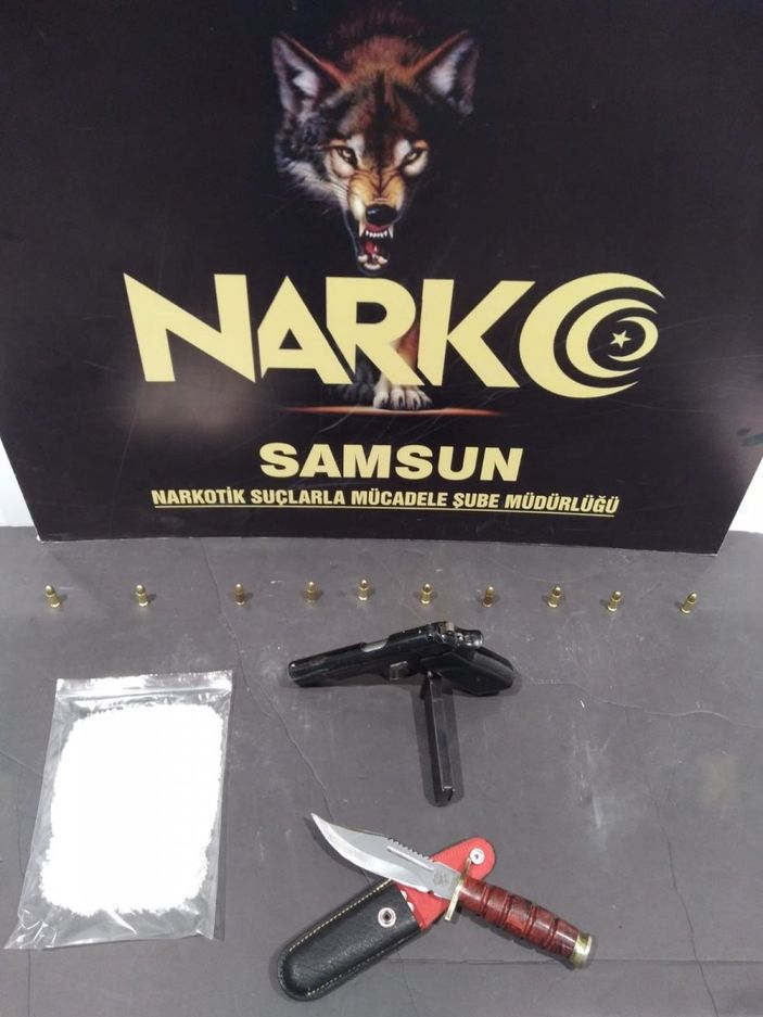 i İstanbul'dan Samsun'a uyuşturucu getirirken yakalandılar