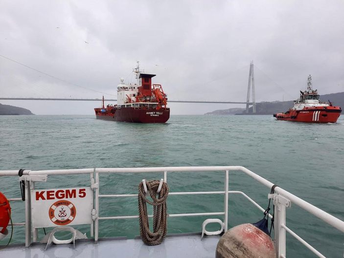 i İstanbul Boğazı, gemi trafiğine yeniden açıldı