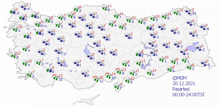 Ankara'da kar yüksek ilçeleri beyaza bürüdü