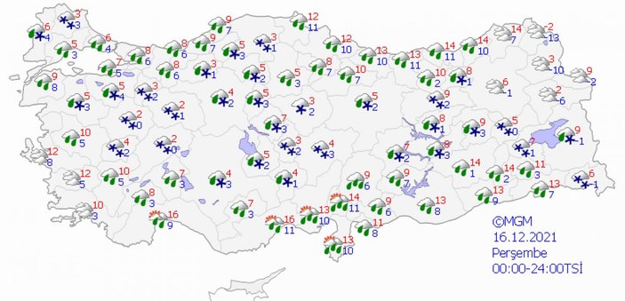 Ankara'da kar yüksek ilçeleri beyaza bürüdü