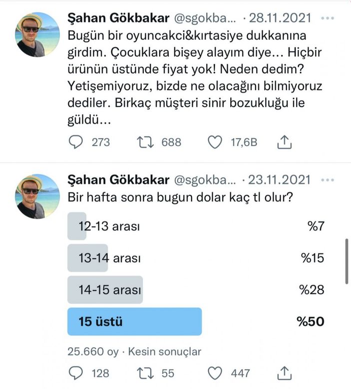 Şahan Gökbakar'dan ekonomi yorumu