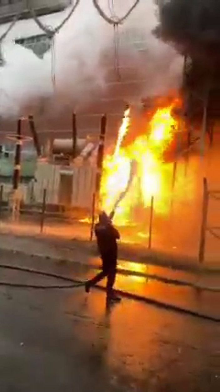 d Sivas'taki termik santralde çıkan yangın söndürüldü