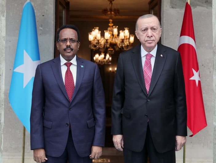 i Cumhurbaşkanı Erdoğan, Somalili mevkidaşı Farmajo ile görüştü