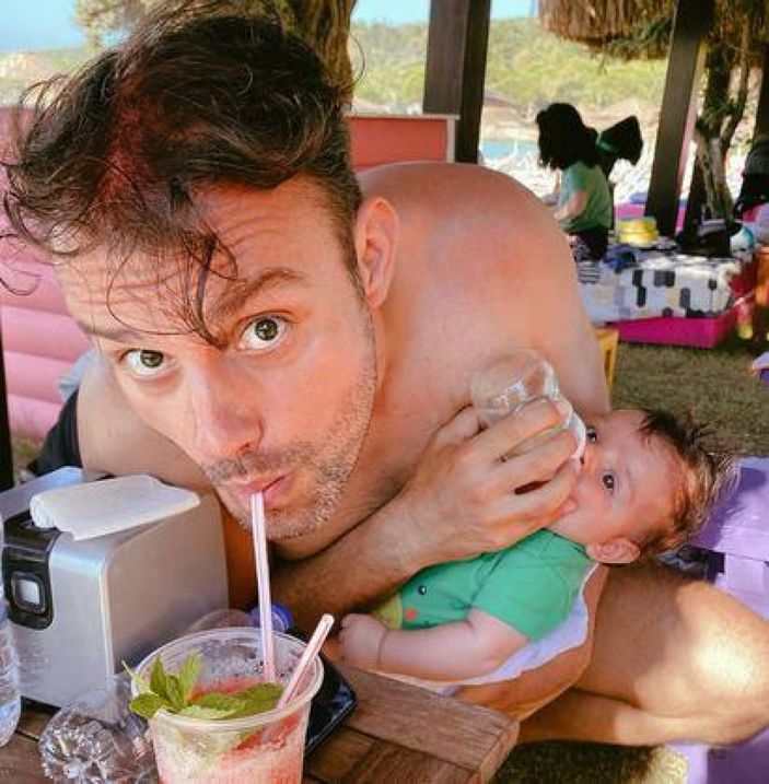 Babasının kopyası! Yılın oyuncusu Salih Bademci'nin minik kızı 'İklim'e bakın...