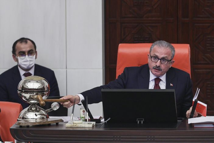 a TBMM'de Fuat Oktay konuşurken hoparlörden müzik açan TİP milletvekili Sera Kadıgil'e ceza