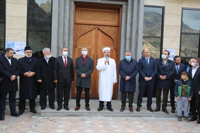 Ali Erbaş, Artvin'de cami açılışına katıldı