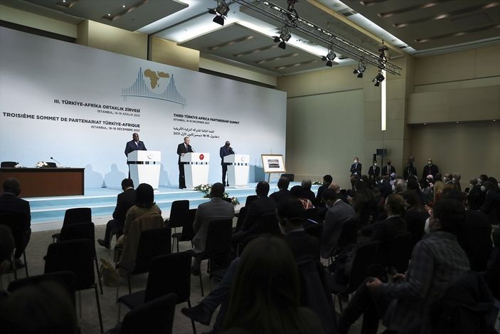 a Cumhurbaşkanı Erdoğan'ın Afrika Zirvesi sonrası konuşması
