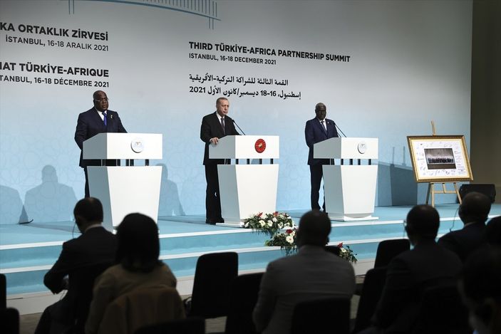 a Cumhurbaşkanı Erdoğan'ın Afrika Zirvesi sonrası konuşması