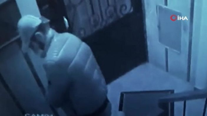 i Şişli'deki hırsız, girdiği evden mont çaldı