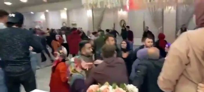 Sakarya'daki düğünde itişme kavgası