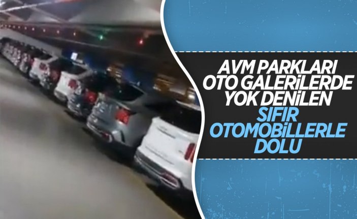 AVM otoparkındaki sıfır araçların akıbeti merak konusu oldu