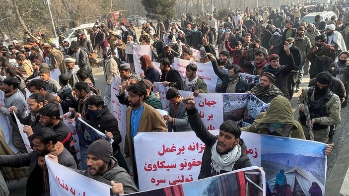 Afganistan’da, ABD protesto edildi