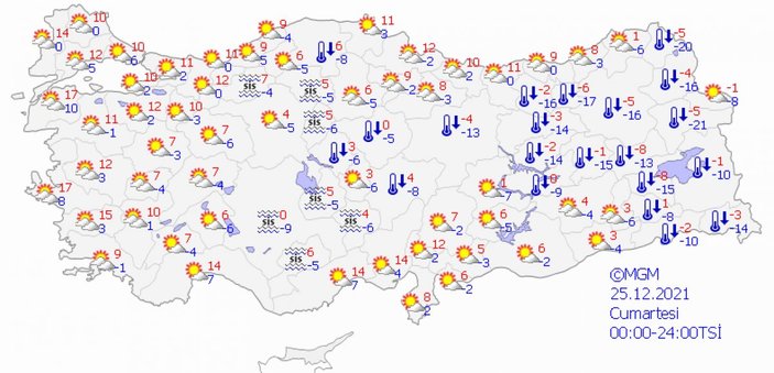 Meteoroloji'den Türkiye geneli kar ve yağış uyarısı