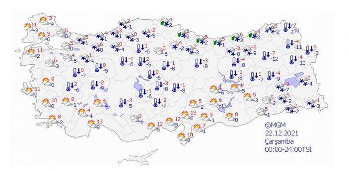 İstanbul'da kar yağışı başladı
