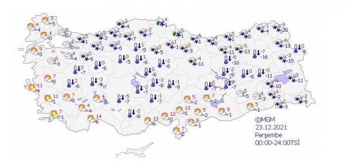 İstanbul'da kar yağışı başladı