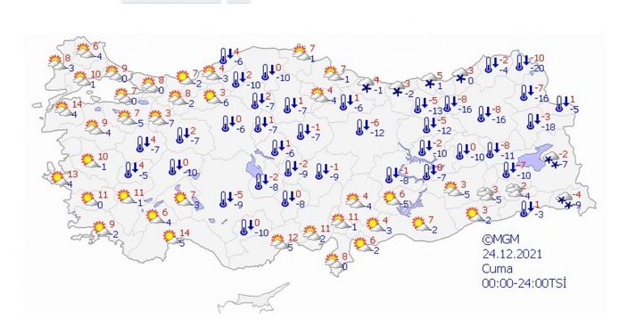 İstanbul'da kar yağışı başladı