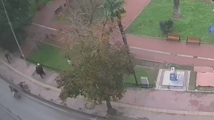 Samsun'da motokurye, yayaya çarptı