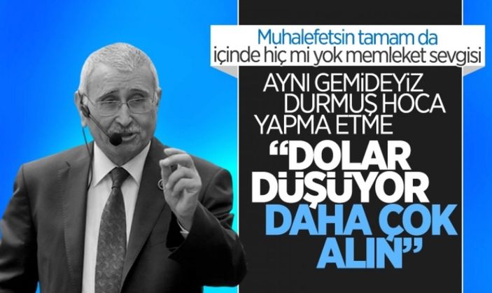 Cumhurbaşkanı Erdoğan'dan İyi Partili Durmuş Yılmaz'a: Beyni sulanmış