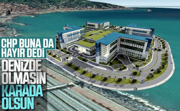 Rize'de şehir hastanesi, deniz dolgusuna inşa edilecek