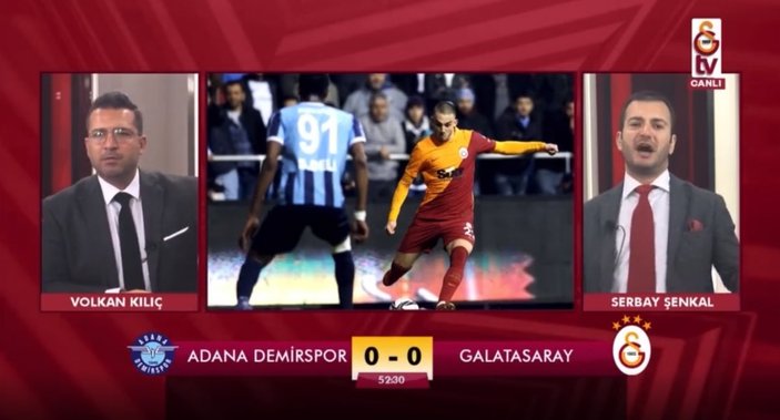 GS TV'de Yunus Akgün'ün gol anı