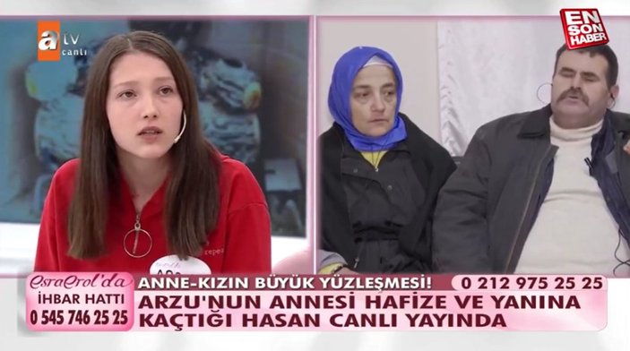 Arzu'nun annesi Hafize'nin kaçtığı Hasan, canlı yayında evlenmek istediğini söyledi