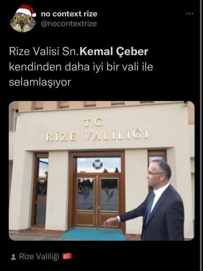 Rize Valiliği, samimi tatil duyurusuyla takdir topladı