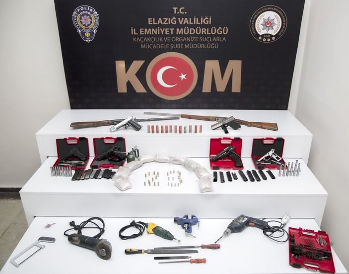 Elazığ’da Tırpan Operasyonu: 9 gözaltı