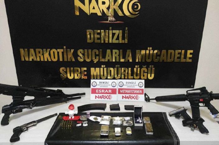 Denizli'de uyuşturucu operasyonu: 15 tutuklama