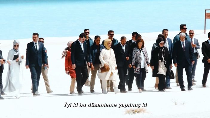 Salda Gölü'nü ziyaret edenler anlattı