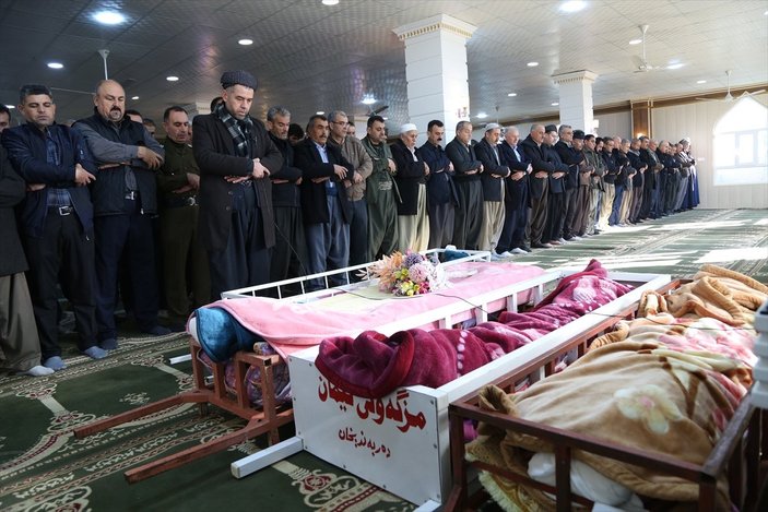 Manş Denizi'nde ölen 16 Iraklı göçmenin cenazesi, Erbil'e getirildi